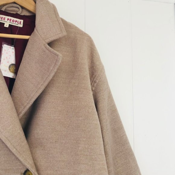 Free People Hannah Slouchy Double Breasted Blazer - Picture 10 of 16